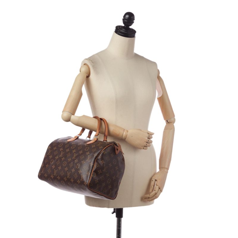 Louis Vuitton Monogram Speedy 30 (SHG-35146) - Barde - Image 5