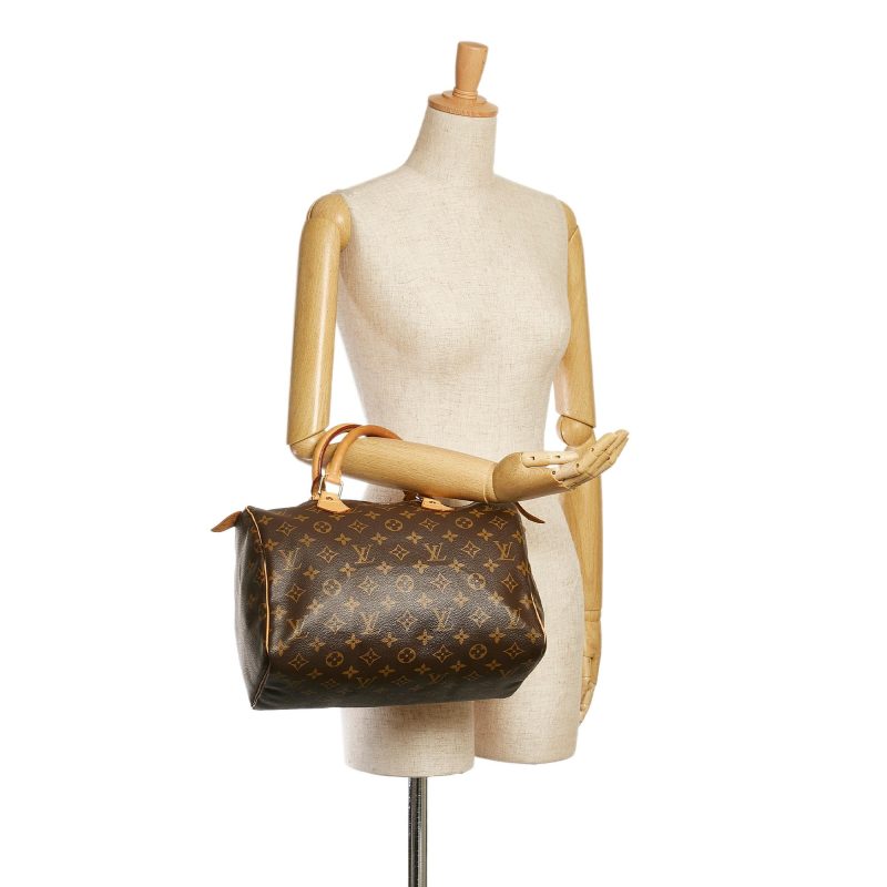 Louis Vuitton Monogram Speedy 30 (SHG-35181) - Barde - Image 5