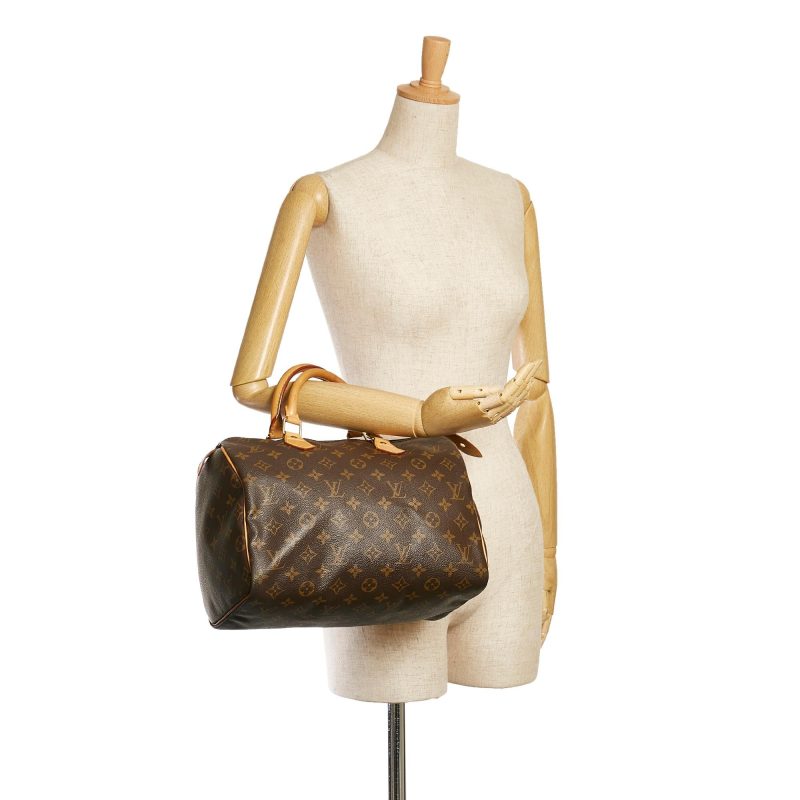 Louis Vuitton Monogram Speedy 30 (SHG-35183) - Barde - Image 5