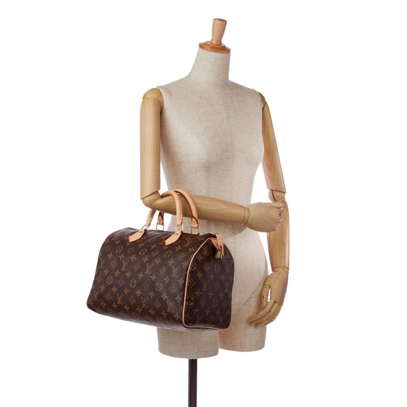 Louis Vuitton Monogram Speedy 30 (SHG-35681) - Barde - Image 6