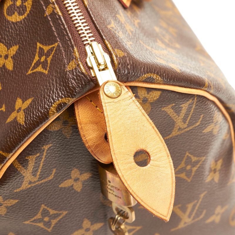 Louis Vuitton Monogram Speedy 30 (SHG-36278) - Barde - Image 9