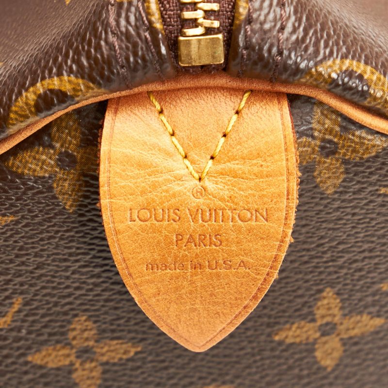 Louis Vuitton Monogram Speedy 30 (SHG-36278) - Barde - Image 7