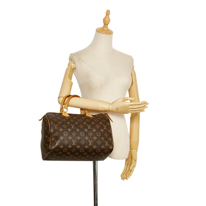 Louis Vuitton Monogram Speedy 30 (SHG-37146) - Barde - Image 5