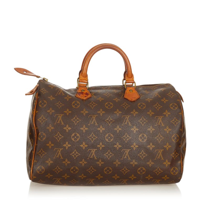 Louis Vuitton Monogram Speedy 35 (SHG-34053) - Barde - Image 3