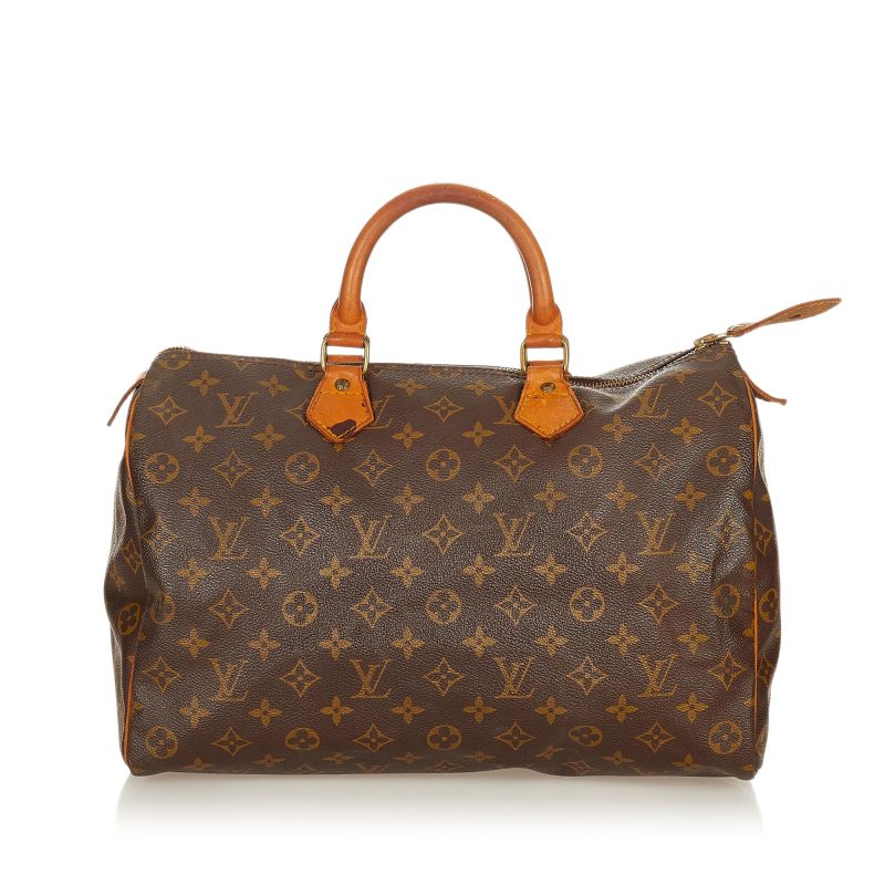 Louis Vuitton Monogram Speedy 35 (SHG-34053) - Barde