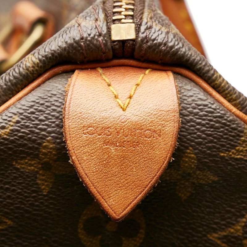 Louis Vuitton Monogram Speedy 35 (SHG-34053) - Barde - Image 7