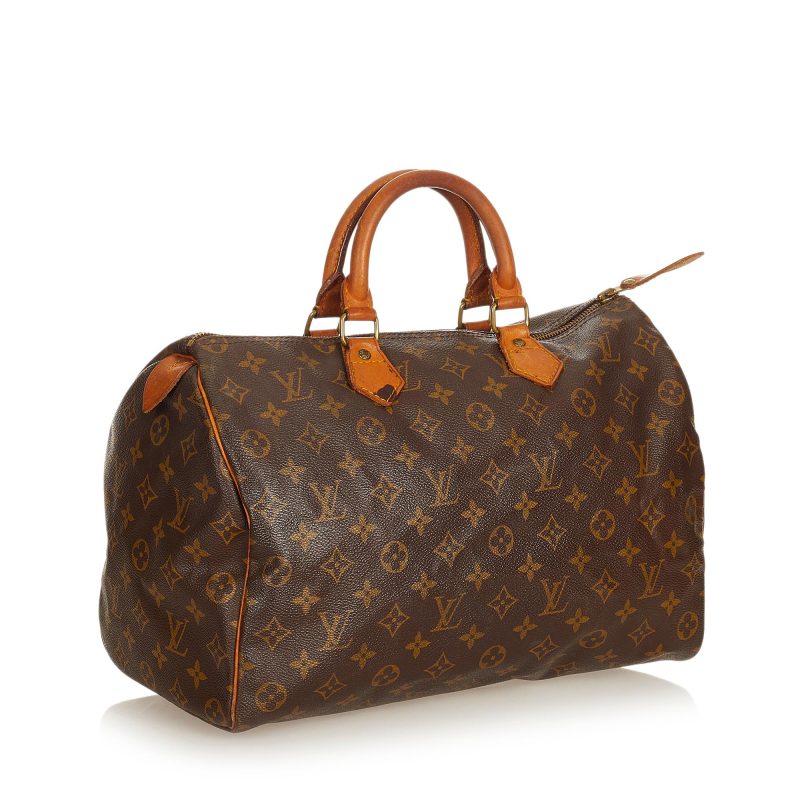 Louis Vuitton Monogram Speedy 35 (SHG-34053) - Barde - Image 2