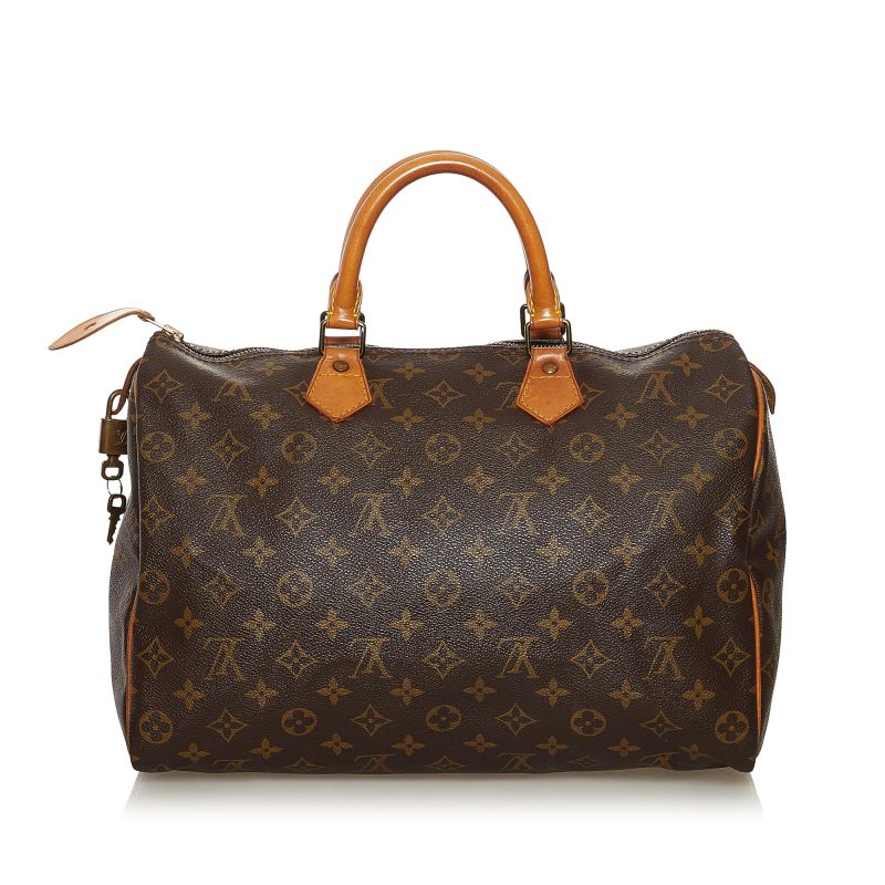 Louis Vuitton Monogram Speedy 35 (SHG-35099) - Barde - Image 3