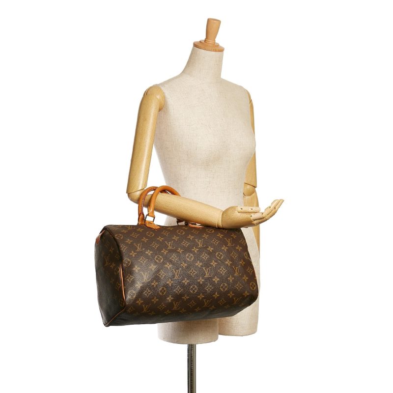 Louis Vuitton Monogram Speedy 35 (SHG-35099) - Barde - Image 5