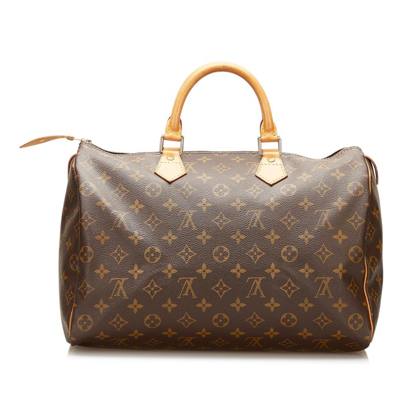 Louis Vuitton Monogram Speedy 35 (SHG-35645) - Barde - Image 3