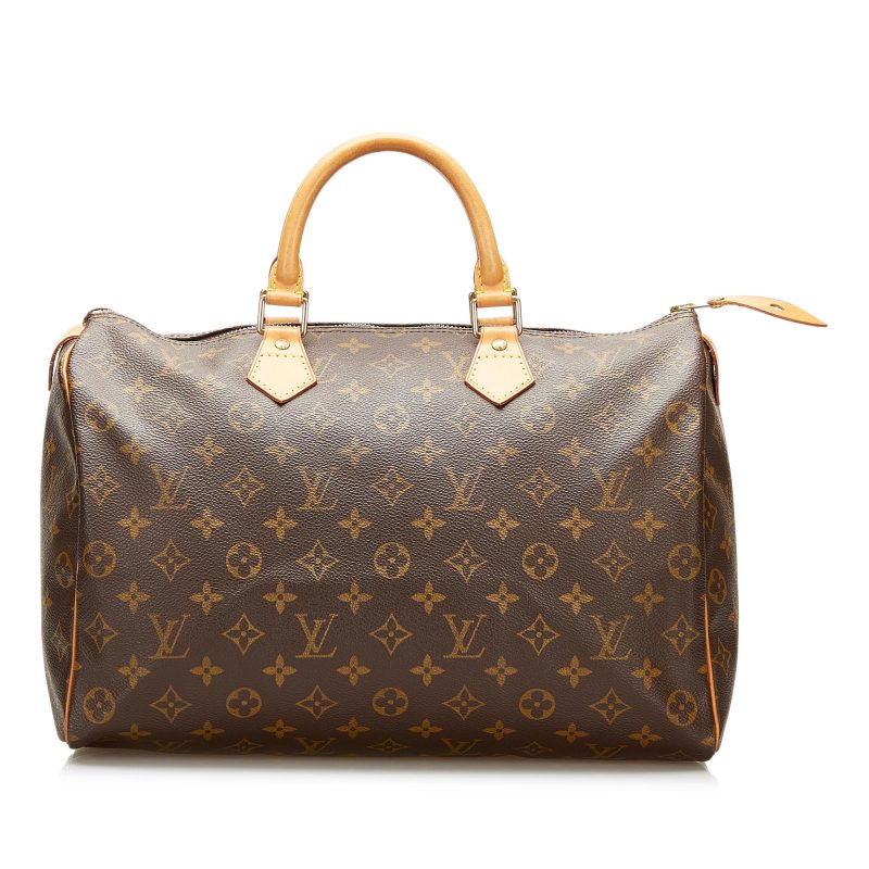Louis Vuitton Monogram Speedy 35 (SHG-35645) - Barde