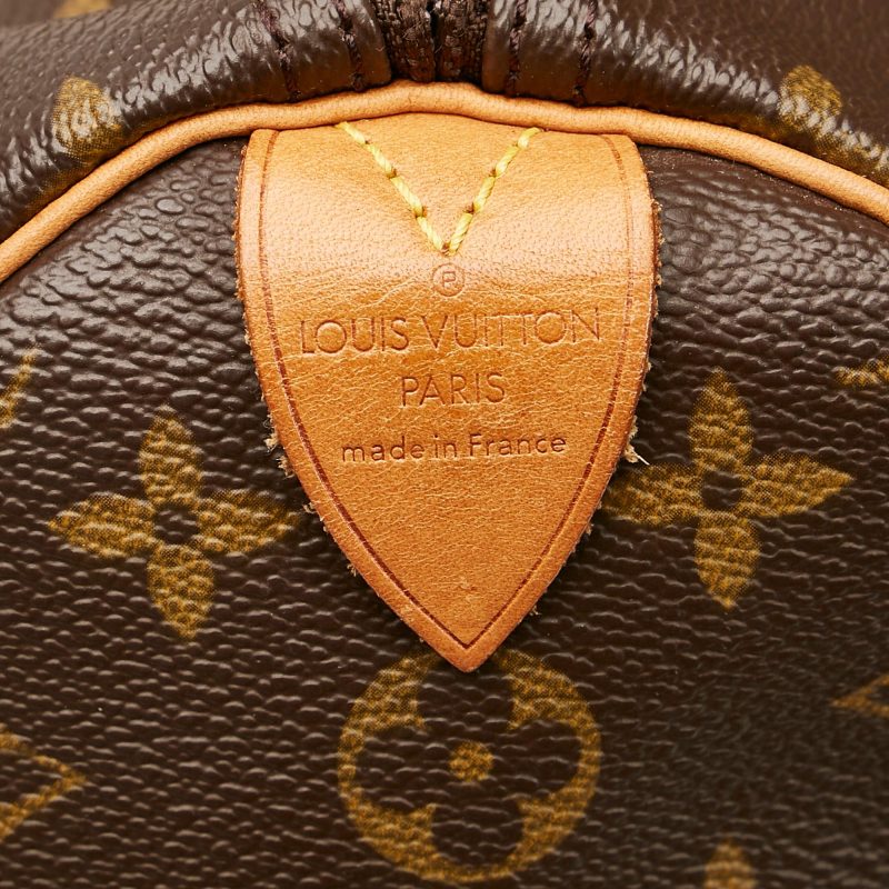 Louis Vuitton Monogram Speedy 35 (SHG-35645) - Barde - Image 7