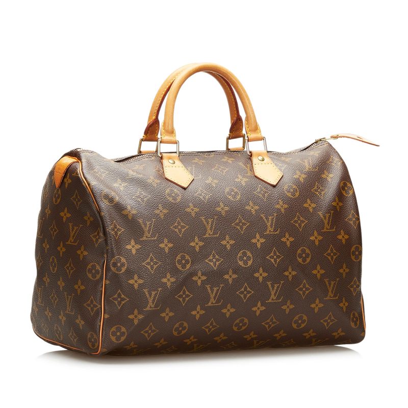 Louis Vuitton Monogram Speedy 35 (SHG-35645) - Barde - Image 2