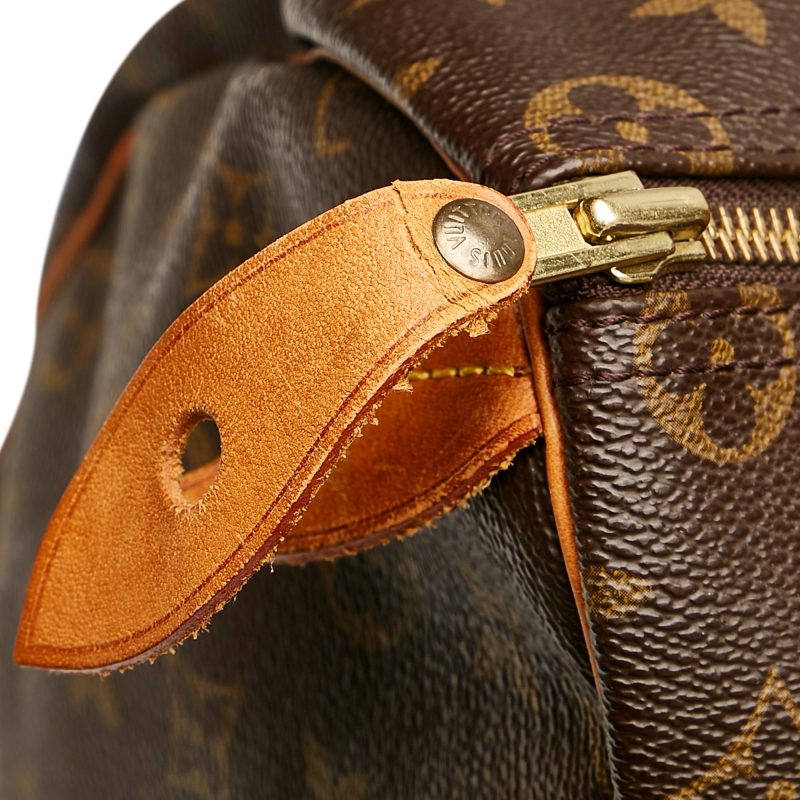 Louis Vuitton Monogram Speedy 35 (SHG-36282) - Barde - Image 9