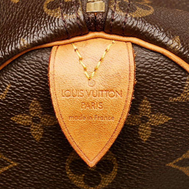 Louis Vuitton Monogram Speedy 35 (SHG-36282) - Barde - Image 7