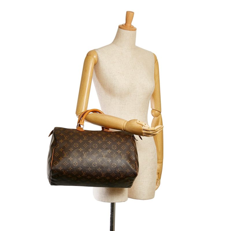 Louis Vuitton Monogram Speedy 35 (SHG-36282) - Barde - Image 5