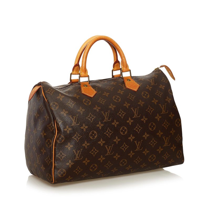 Louis Vuitton Monogram Speedy 35 (SHG-36282) - Barde - Image 2