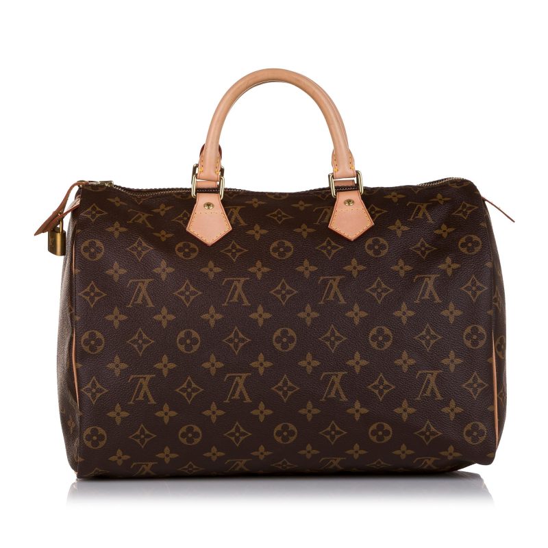 Louis Vuitton Monogram Speedy 35 (SHG-36547) - Barde - Image 3