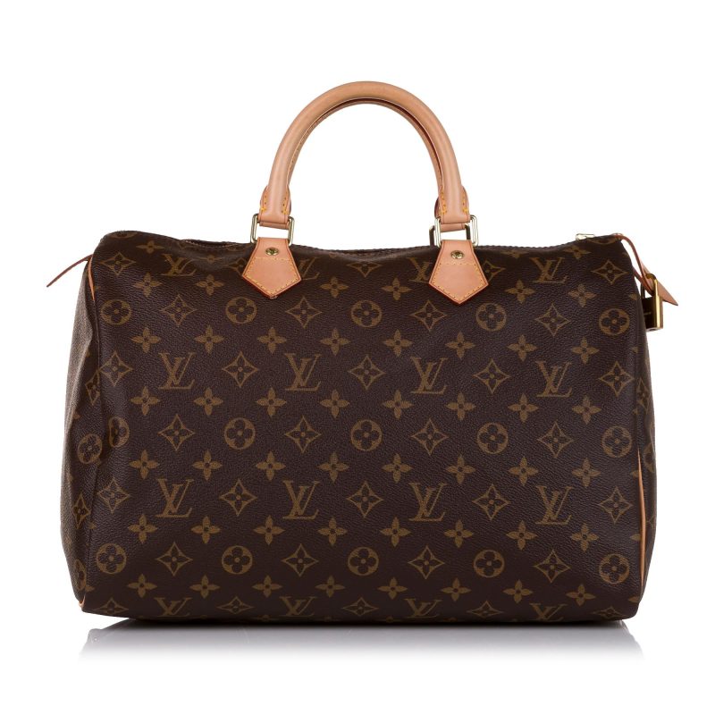 Louis Vuitton Monogram Speedy 35 (SHG-36547) - Barde