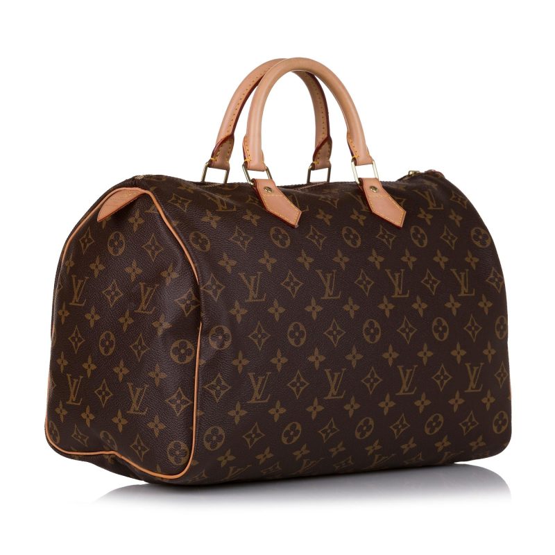 Louis Vuitton Monogram Speedy 35 (SHG-36547) - Barde - Image 2