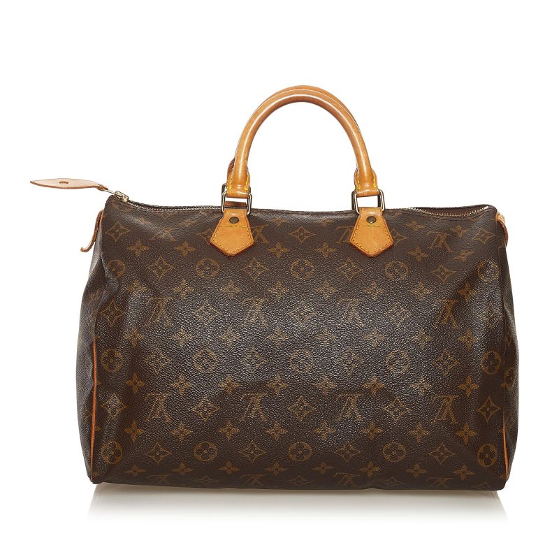 Louis Vuitton Monogram Speedy 35 (SHG-36749) - Barde - Image 3