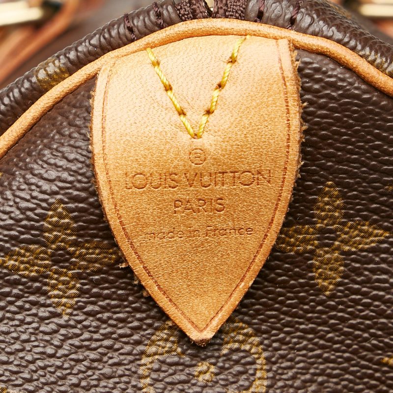 Louis Vuitton Monogram Speedy 35 (SHG-36749) - Barde - Image 7
