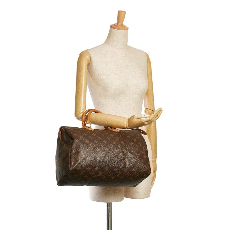 Louis Vuitton Monogram Speedy 35 (SHG-36749) - Barde - Image 5