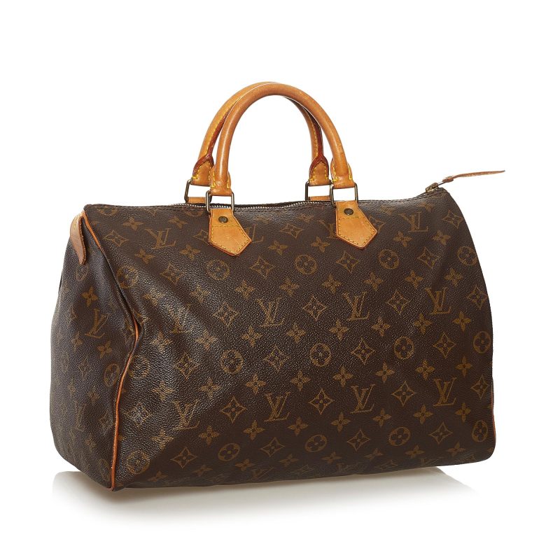 Louis Vuitton Monogram Speedy 35 (SHG-36749) - Barde - Image 2