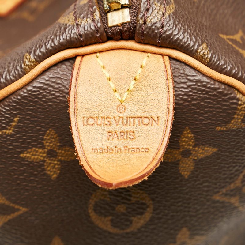 Louis Vuitton Monogram Speedy 35 (SHG-36768) - Barde - Image 7