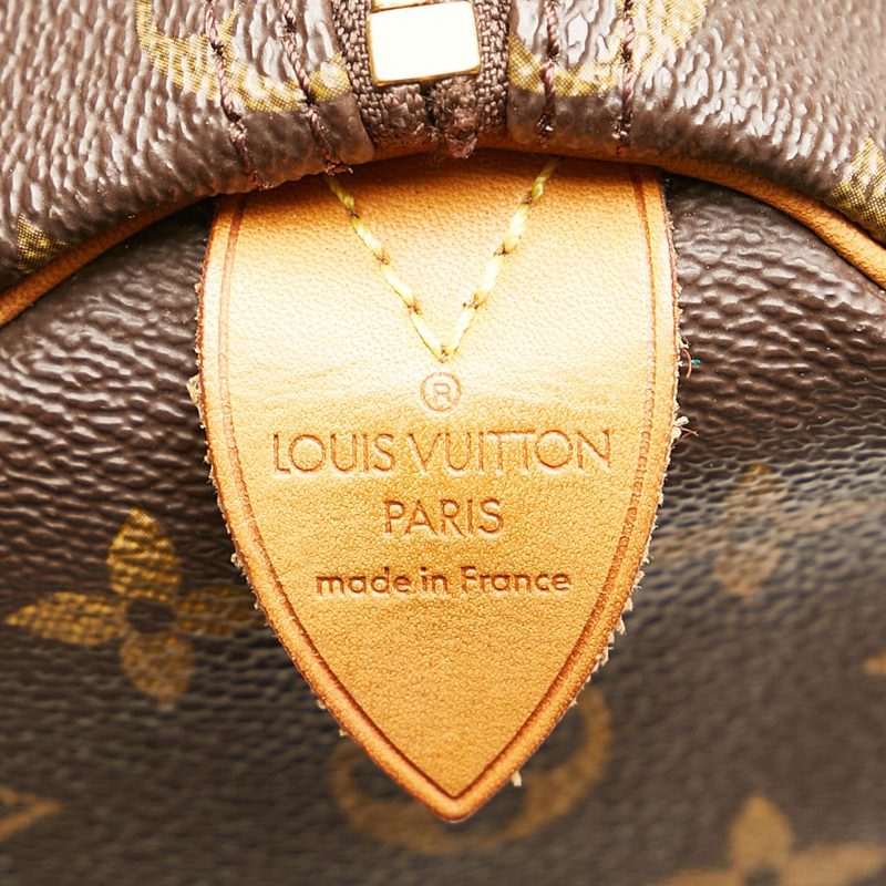 Louis Vuitton Monogram Speedy 35 (SHG-36868) - Barde - Image 7