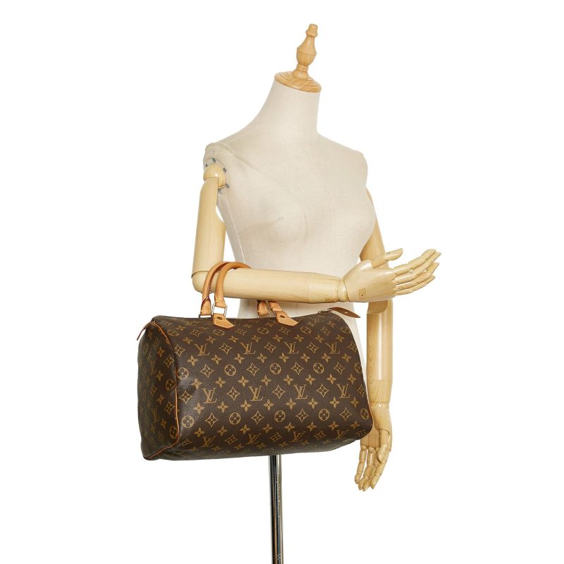 Louis Vuitton Monogram Speedy 35 (SHG-36868) - Barde - Image 5