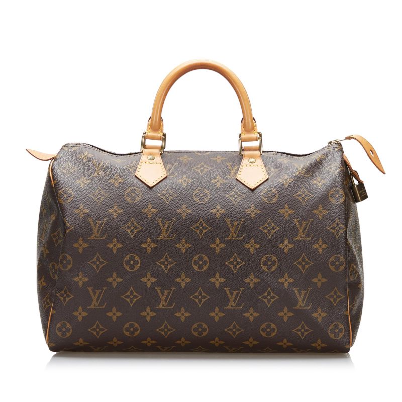 Louis Vuitton Monogram Speedy 35 (SHG-36881) - Barde