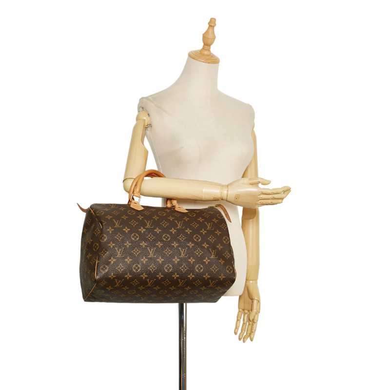 Louis Vuitton Monogram Speedy 35 (SHG-36881) - Barde - Image 5