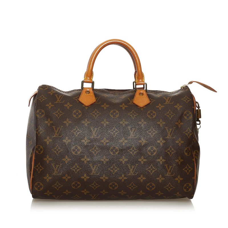 Louis Vuitton Monogram Speedy 35 (SHG-37262) - Barde