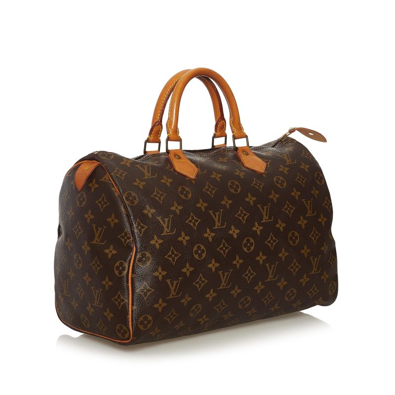 Louis Vuitton Monogram Speedy 35 (SHG-37262) - Barde - Image 2