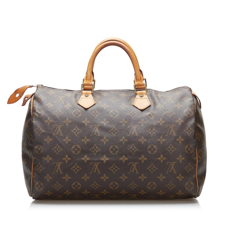 Louis Vuitton Monogram Speedy 35 (SHG-jagmU5) - Barde - Image 3