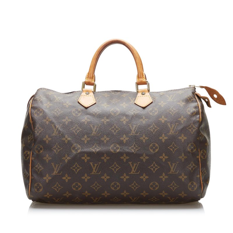 Louis Vuitton Monogram Speedy 35 (SHG-jagmU5) - Barde