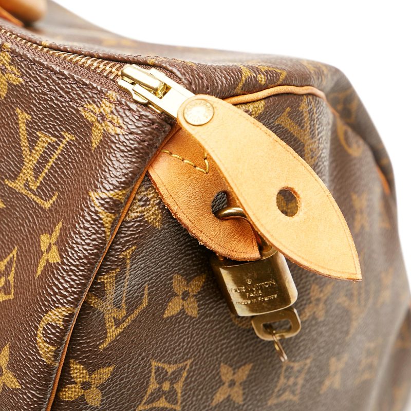 Louis Vuitton Monogram Speedy 40 (SHG-34515) - Barde - Image 10