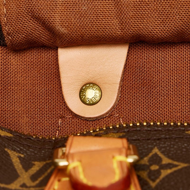 Louis Vuitton Monogram Speedy 40 (SHG-37856) - Barde - Image 9