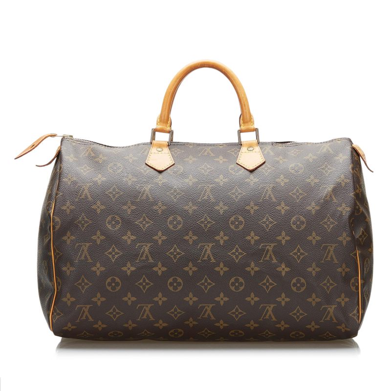Louis Vuitton Monogram Speedy 40 (SHG-zmNFXR) - Barde - Image 3