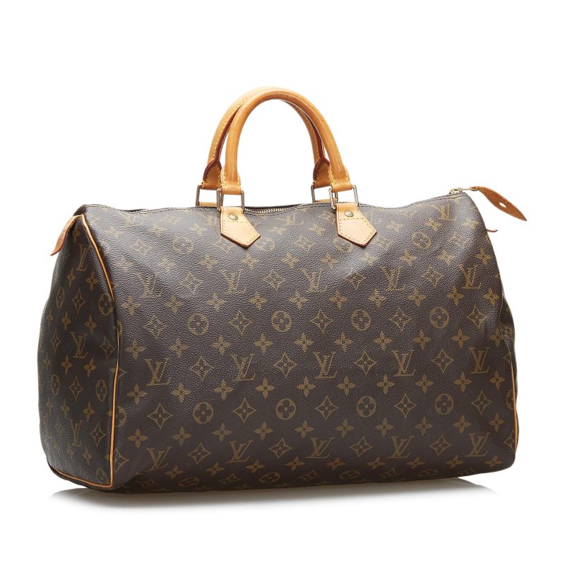 Louis Vuitton Monogram Speedy 40 (SHG-zmNFXR) - Barde - Image 2