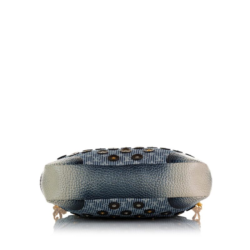 Louis Vuitton Monogram Stripes Denim Polka Dot Trunks and Bags Corsaire Tote (SHG-37846) - Barde - Image 4