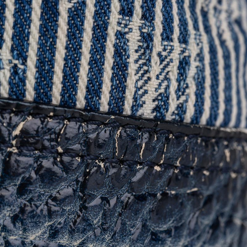 Louis Vuitton Monogram Stripes Denim Polka Dot Trunks and Bags Corsaire Tote (SHG-37846) - Barde - Image 9