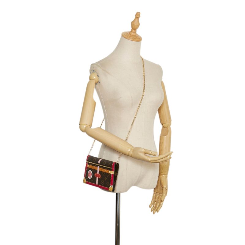 Louis Vuitton Monogram Summer Trunks Pochette (SHG-37673) - Barde - Image 5