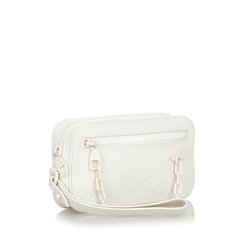 Louis Vuitton Monogram Taurillon Volga Pochette (SHG-37389) - Barde - Image 2
