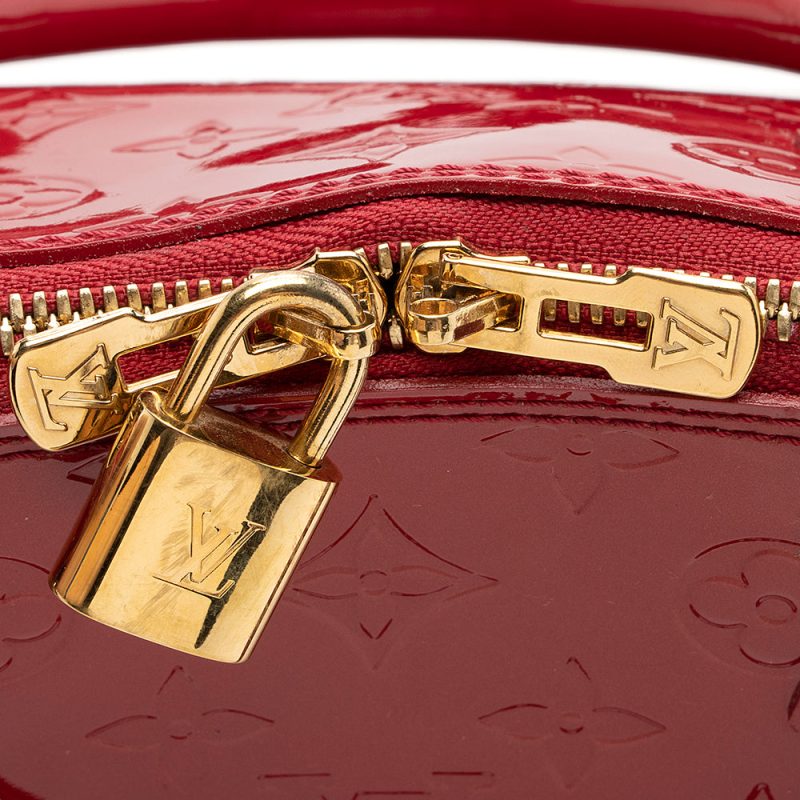 Louis Vuitton Monogram Vernis Alma GM Satchel (SHF-21415) - Barde - Image 9