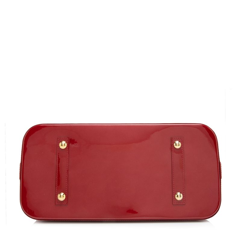 Louis Vuitton Monogram Vernis Alma GM Satchel (SHF-23700) - Barde - Image 4