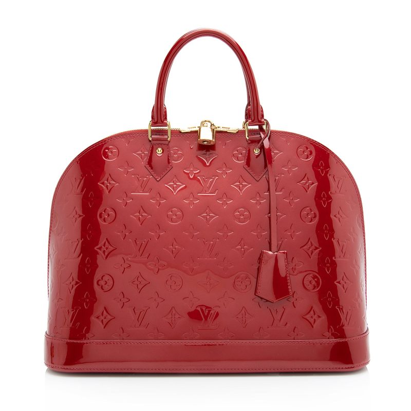 Louis Vuitton Monogram Vernis Alma GM Satchel (SHF-23700) - Barde