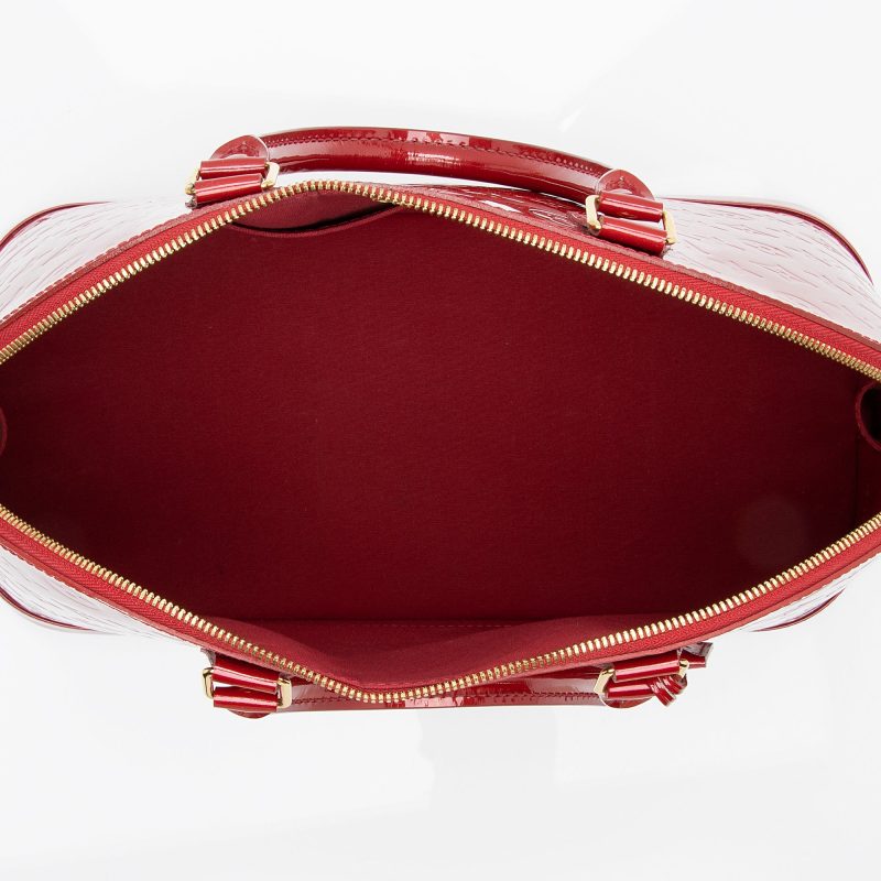 Louis Vuitton Monogram Vernis Alma GM Satchel (SHF-23700) - Barde - Image 7
