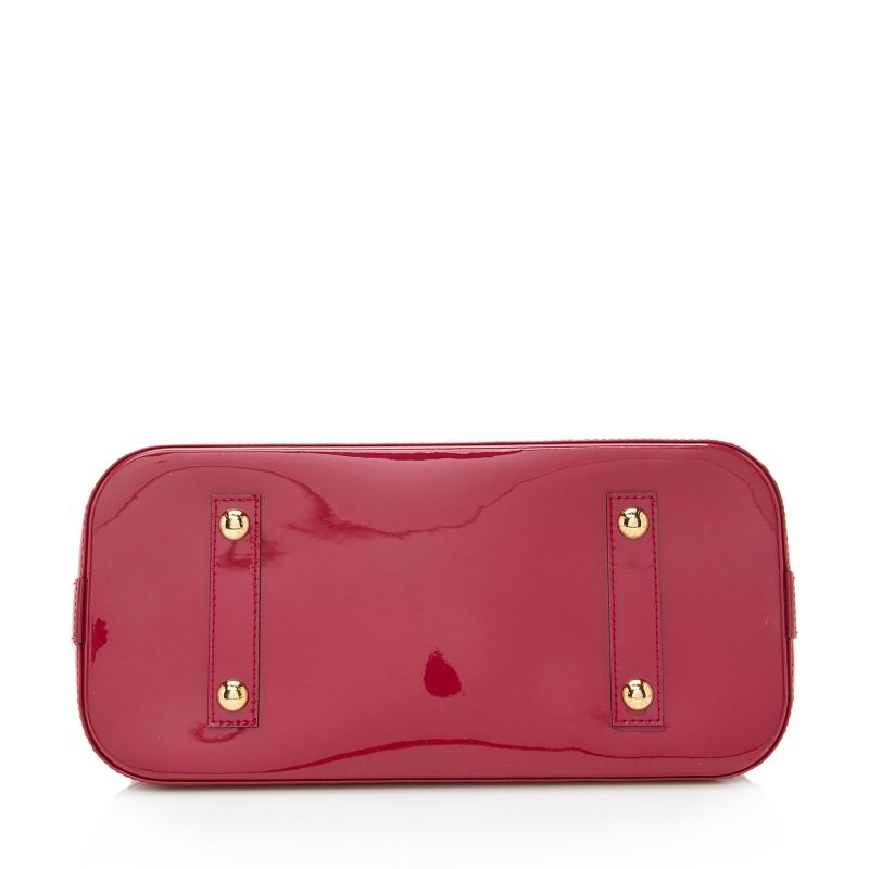 Louis Vuitton Monogram Vernis Alma MM Satchel (SHF-22630) - Barde - Image 4